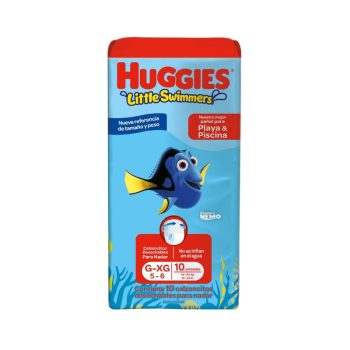 Huggies Little Swimmers Pañal De Piscina Talla G-x g x 10 Unid