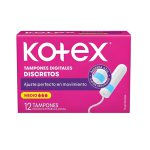 Kotex Tampones Digitales Discretos x 12 Und