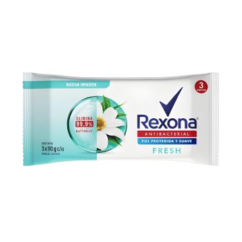 Rexona Jabon En Barra Fresh Pack x 3 Unid 110gr