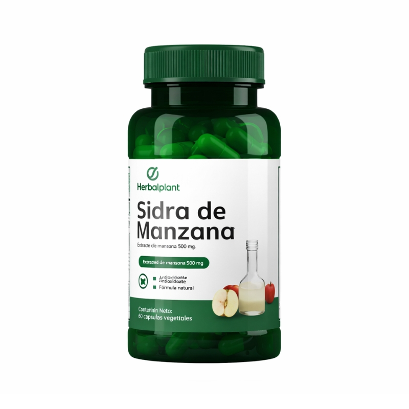 Sidra De Manzana 600Mg x 60Caps Herbaplant
