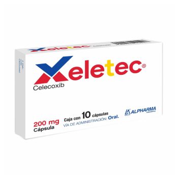 Xeletec 200Mg x 10Caps CelecoxibAlpharma